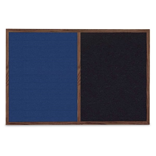 Slim Style Indoor Enclosed Corkboard, 36